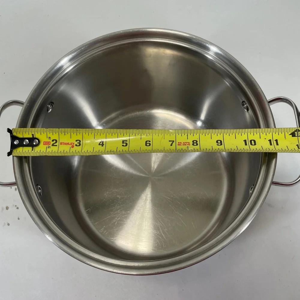 Tools of the Trade Belgique Classique 11 QT Stainless Steel Stock Pot Dome Lid